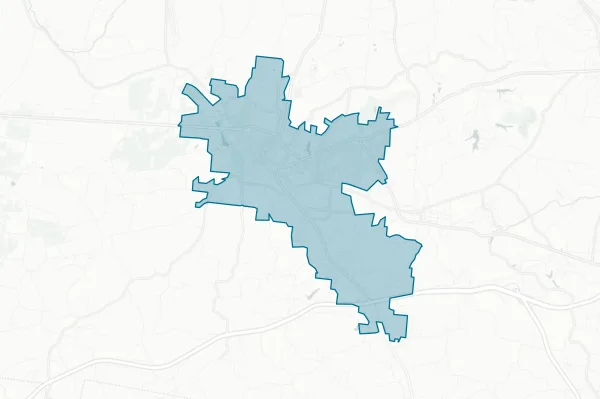City of Dickson — detail map