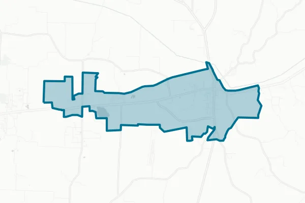 Town of Somerville — detail map