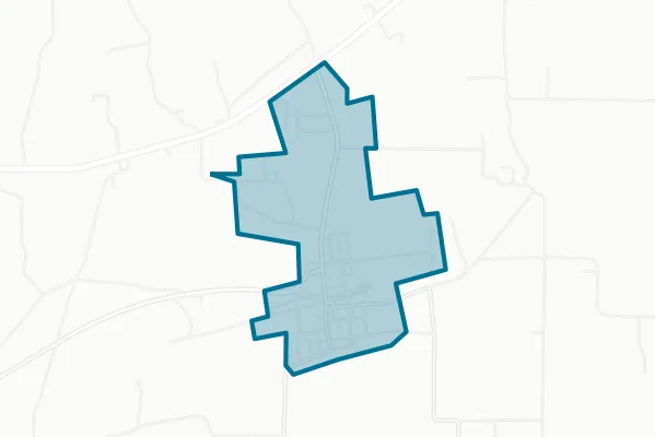 Town of Huntland — detail map