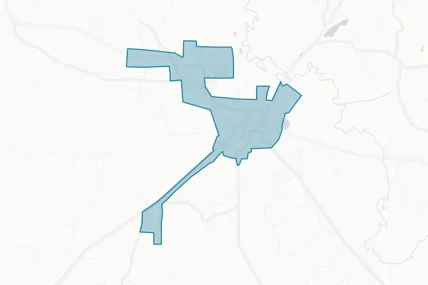 City of Bolivar — detail map
