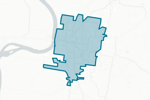City of Savannah — detail map