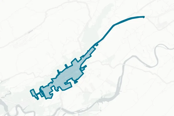 Town of Rogersville — detail map