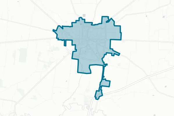 City of Brownsville — detail map