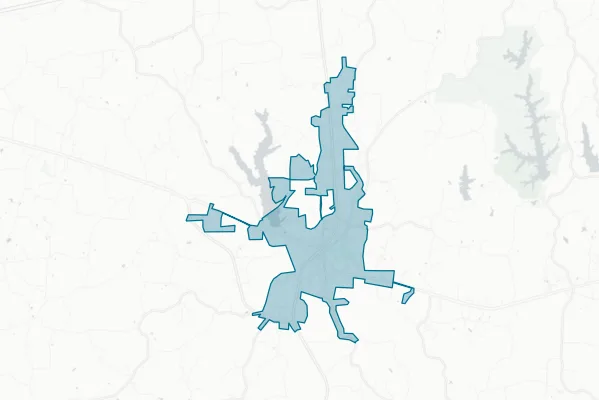 City of Lexington — detail map