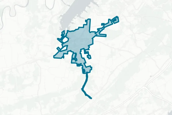 City of Jefferson City — detail map