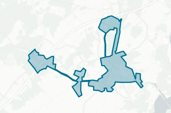 Town of White Pine — detail map