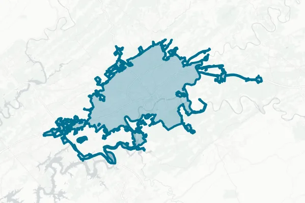 City of Knoxville — detail map