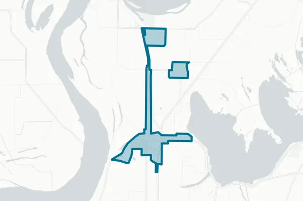 City of Tiptonville — detail map