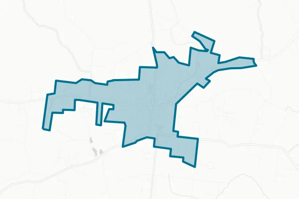 City of Hohenwald — detail map