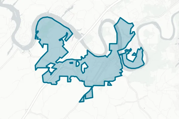 City of Loudon — detail map