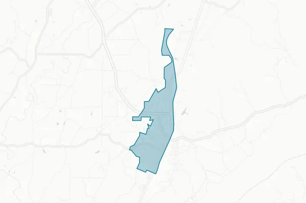 City of Etowah — detail map