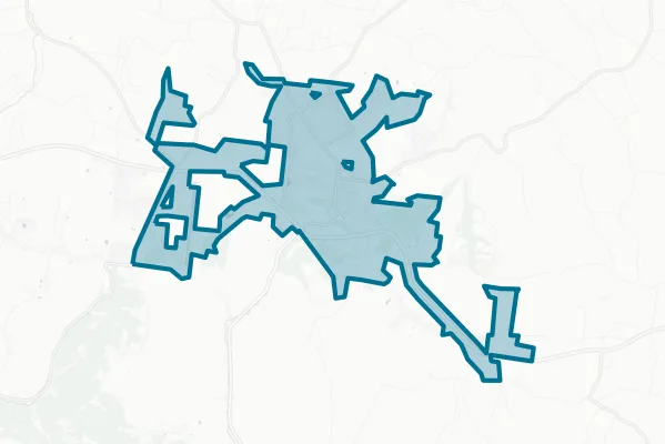 City of Lafayette — detail map