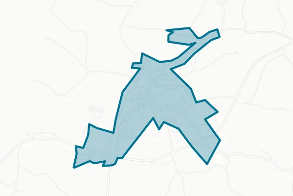 City of Red Boiling Springs — detail map