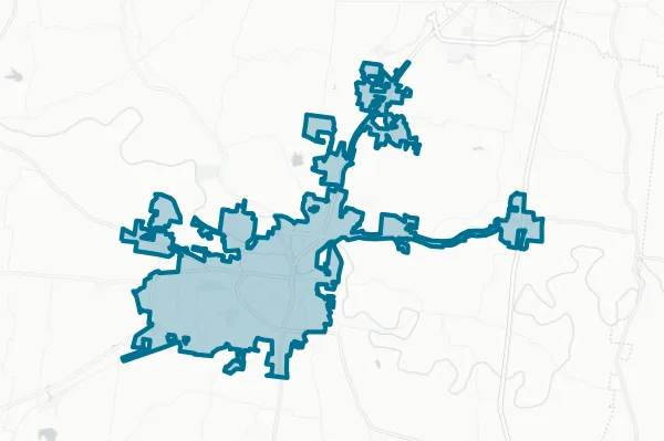 City of Columbia — detail map