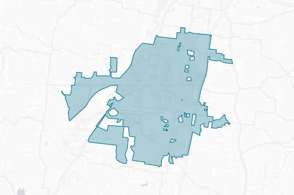 City of Spring Hill — detail map