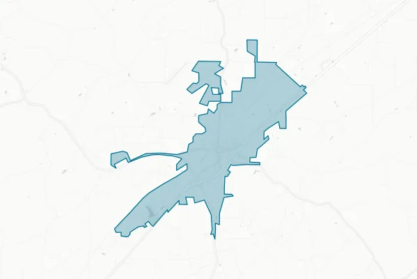 City of Madisonville — detail map