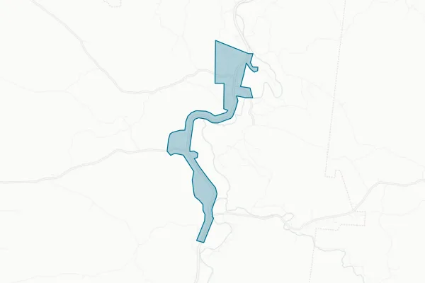 City of Lobelville — detail map