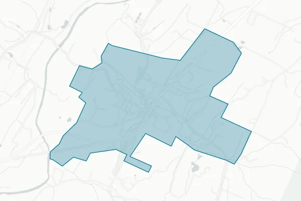 City of Benton — detail map