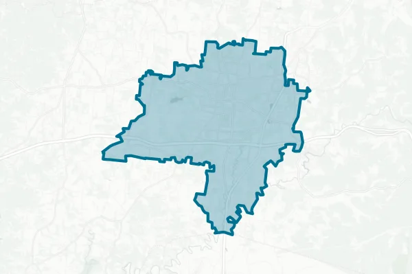 City of Cookeville — detail map