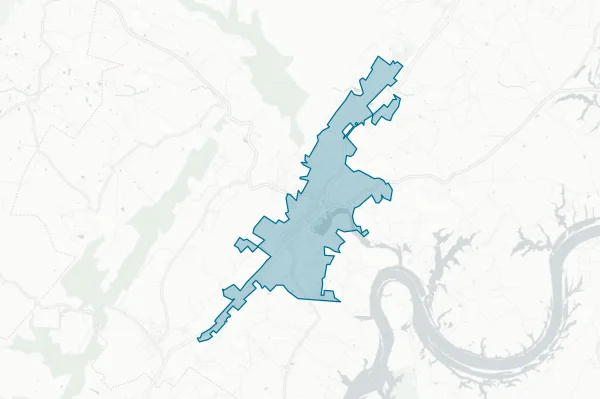 City of Dayton — detail map