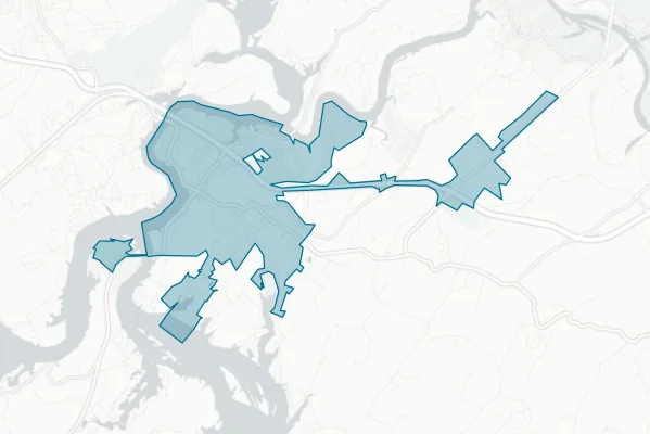 City of Kingston — detail map