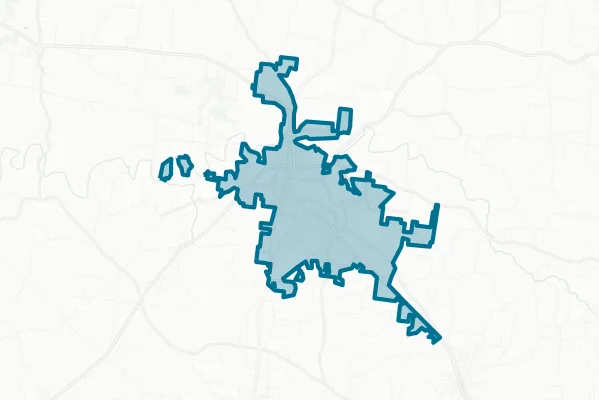 City of Springfield — detail map