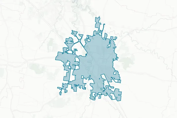 City of Murfreesboro — detail map