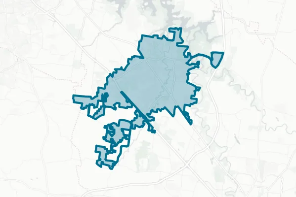 Town of Smyrna — detail map