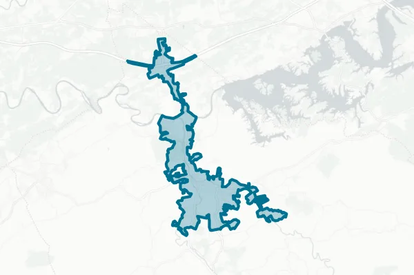 City of Sevierville — detail map