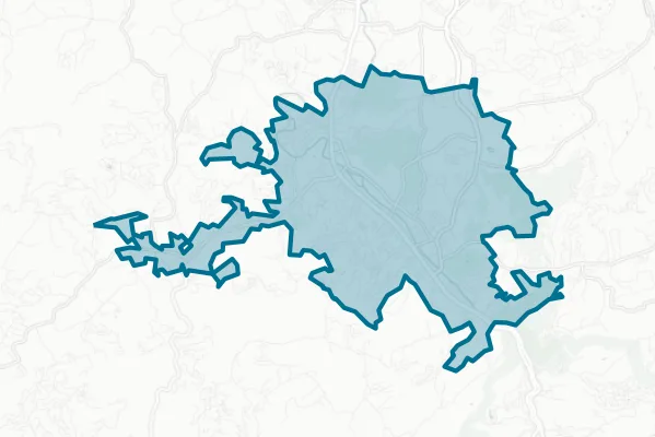 City of Pigeon Forge — detail map