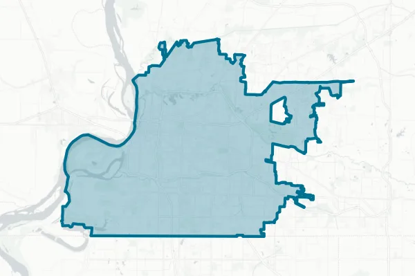 City of Memphis — detail map