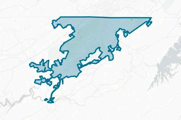 City of Bristol — detail map