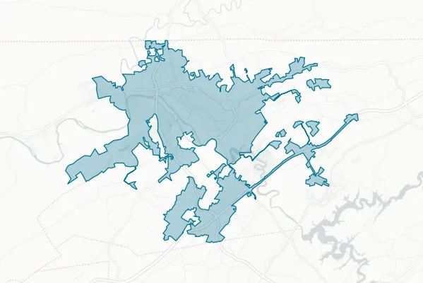 City of Kingsport — detail map