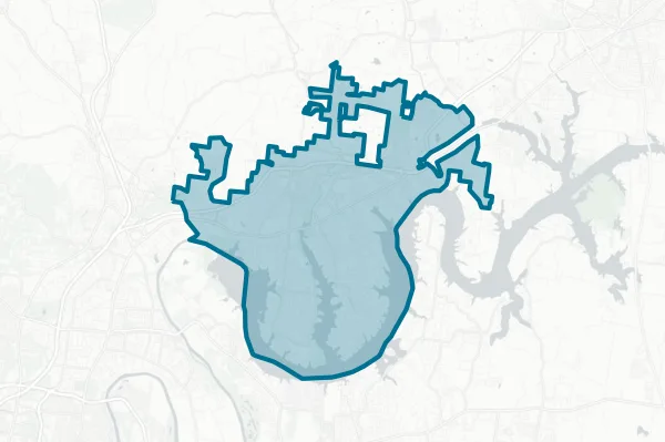 City of Hendersonville — detail map