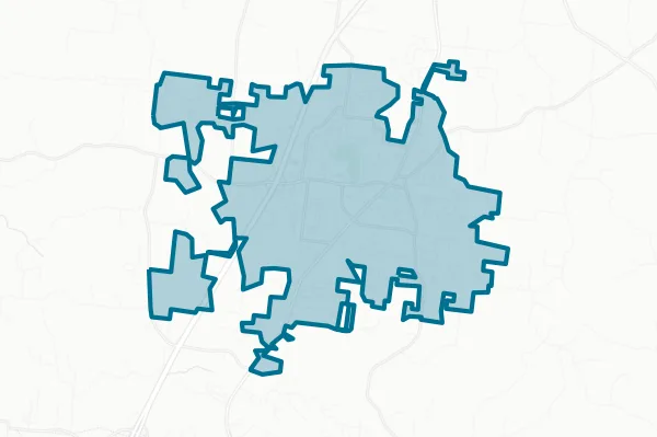 City of White House — detail map