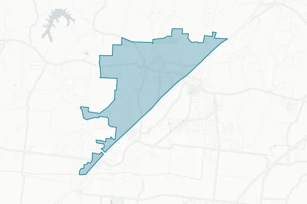 City of Munford — detail map