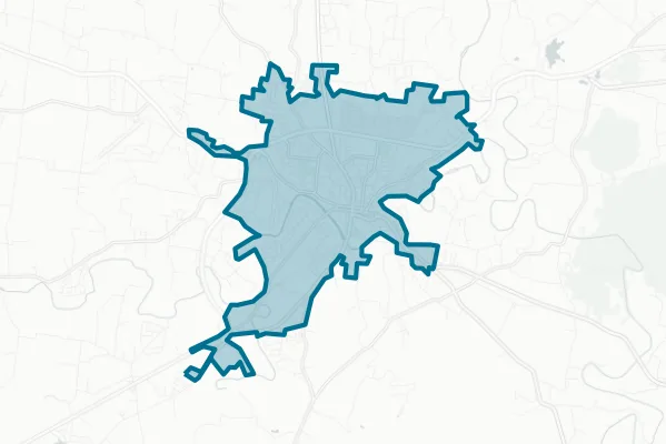 City of McMinnville — detail map