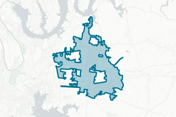 City of Mount Juliet Tennessee — detail map