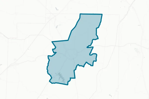 Huntingdon Special School District — detail map