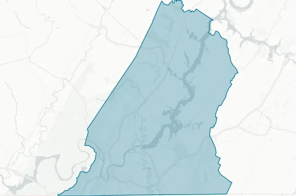 Savannah Valley Utility District of Hamilton County — detail map
