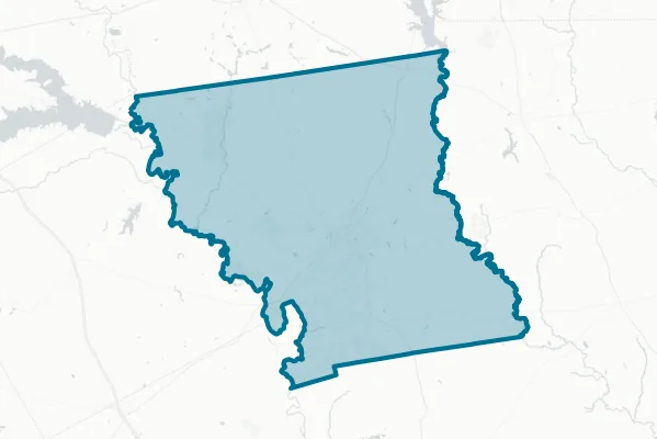 Anderson County — detail map