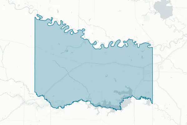 Bowie County — detail map