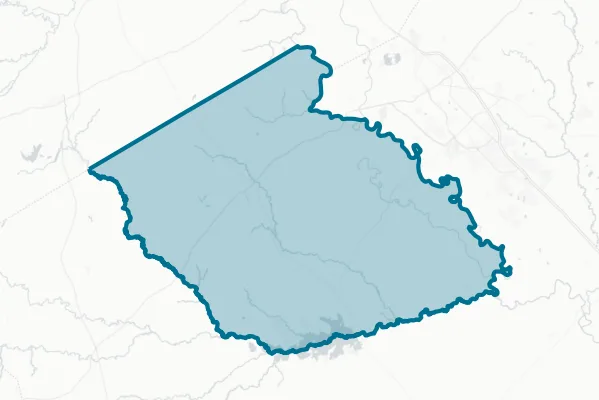 Burleson County — detail map