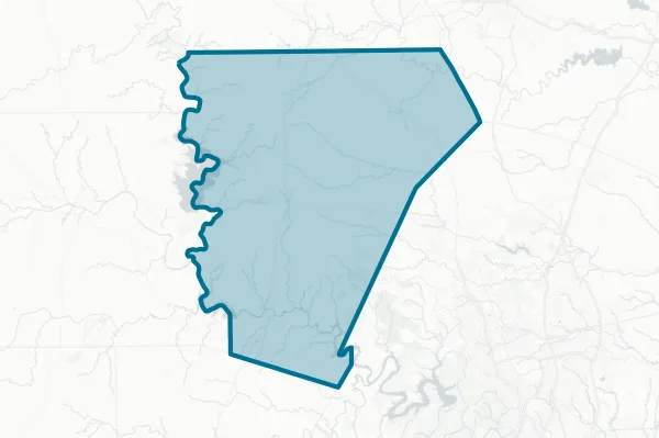 Burnet County — detail map