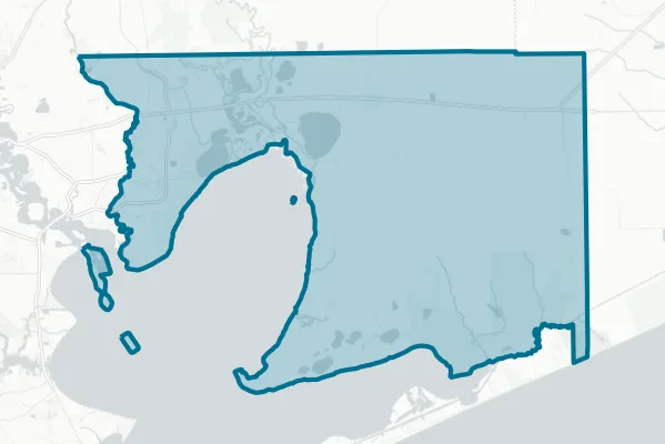 Chambers County — detail map