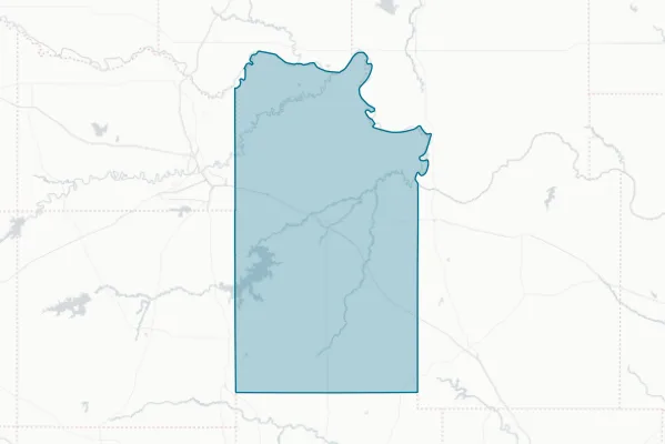 Clay County — detail map