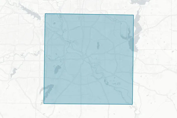 Dallas County — detail map