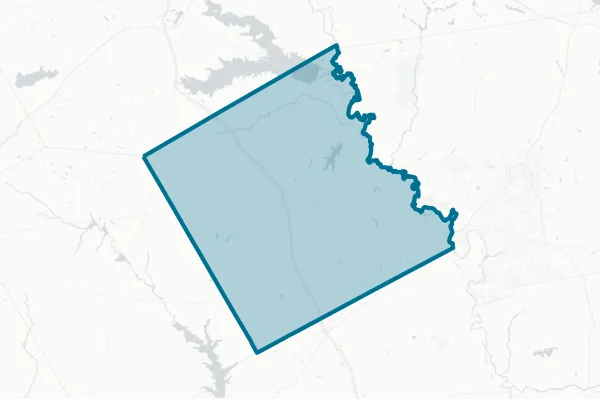Freestone County — detail map