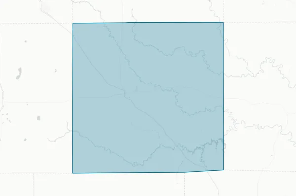 Garza County — detail map