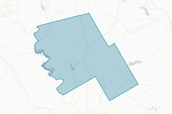 Hill County — detail map